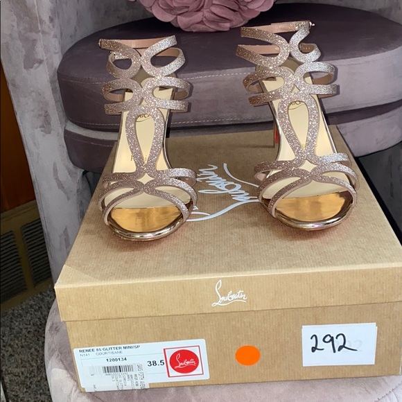 Renee 85 Glitter Louboutin - Picture 1 of 9